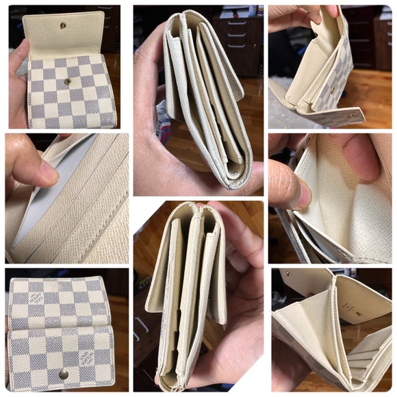 Louis Vuitton Azur Mini Pochette accessories Clutch Wristlet Pouch - Picture 6 of 16